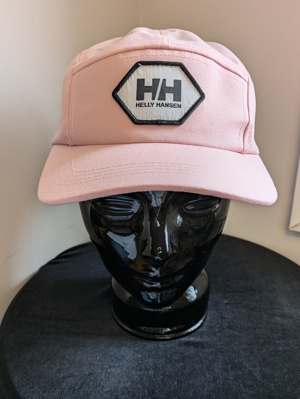 Helly Hansen Light Pink Five Panel Logo Patch Hat